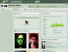 Tablet Screenshot of depeche--mode.deviantart.com