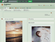 Tablet Screenshot of dropkicker1.deviantart.com