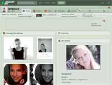 Tablet Screenshot of iampeace.deviantart.com