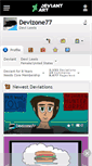 Mobile Screenshot of devizone77.deviantart.com