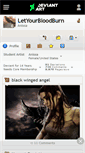 Mobile Screenshot of letyourbloodburn.deviantart.com