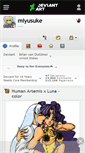 Mobile Screenshot of miyusuke.deviantart.com