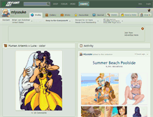 Tablet Screenshot of miyusuke.deviantart.com