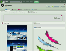 Tablet Screenshot of celerayted.deviantart.com