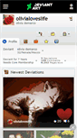 Mobile Screenshot of olivialoveslife.deviantart.com