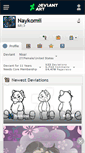 Mobile Screenshot of naykomii.deviantart.com