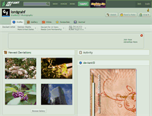 Tablet Screenshot of lordgrahf.deviantart.com