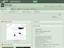 Tablet Screenshot of chito-chan.deviantart.com