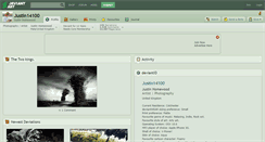 Desktop Screenshot of justin14100.deviantart.com
