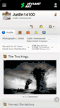 Mobile Screenshot of justin14100.deviantart.com