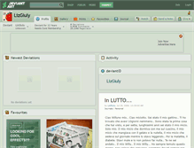 Tablet Screenshot of lizgiuly.deviantart.com