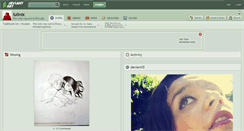 Desktop Screenshot of lulinix.deviantart.com