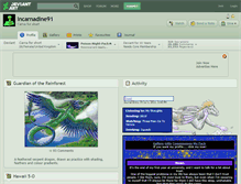 Tablet Screenshot of incarnadine91.deviantart.com