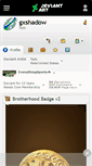 Mobile Screenshot of gxshadow.deviantart.com