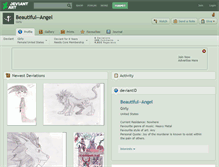 Tablet Screenshot of beautiful--angel.deviantart.com