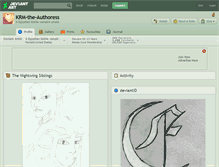 Tablet Screenshot of krm-the-authoress.deviantart.com