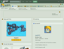 Tablet Screenshot of cyc4015.deviantart.com