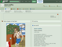 Tablet Screenshot of doom-muffins.deviantart.com