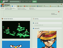 Tablet Screenshot of khrizart.deviantart.com