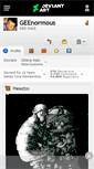 Mobile Screenshot of geenormous.deviantart.com