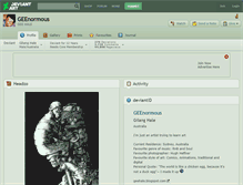 Tablet Screenshot of geenormous.deviantart.com