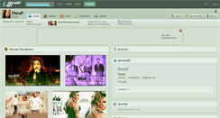 Desktop Screenshot of dianap.deviantart.com