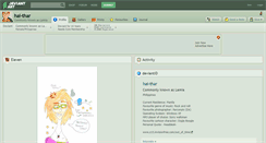 Desktop Screenshot of hai-thar.deviantart.com