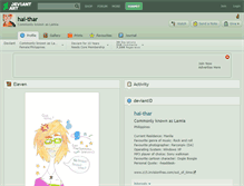 Tablet Screenshot of hai-thar.deviantart.com