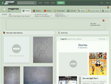Tablet Screenshot of megamec.deviantart.com