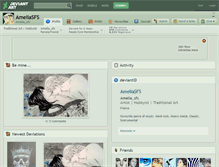 Tablet Screenshot of ameliasfs.deviantart.com