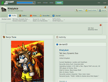 Tablet Screenshot of krazyace.deviantart.com