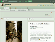 Tablet Screenshot of cackleberry.deviantart.com