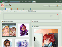 Tablet Screenshot of dream-sight.deviantart.com