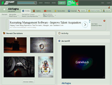 Tablet Screenshot of alexagna.deviantart.com
