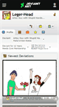 Mobile Screenshot of leger-head.deviantart.com
