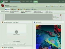 Tablet Screenshot of bernce.deviantart.com