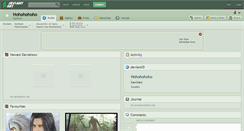 Desktop Screenshot of hohohohoho.deviantart.com
