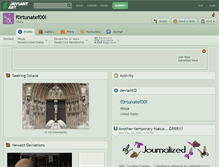 Tablet Screenshot of f0rtunatef00l.deviantart.com