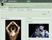 Tablet Screenshot of ikie.deviantart.com