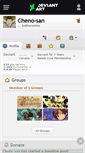 Mobile Screenshot of cheno-san.deviantart.com