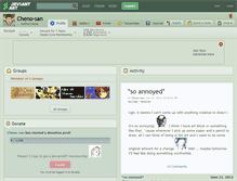Tablet Screenshot of cheno-san.deviantart.com