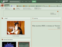 Tablet Screenshot of gosiekd.deviantart.com