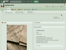 Tablet Screenshot of castitas-stock.deviantart.com