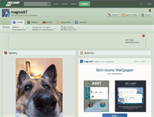 Tablet Screenshot of magnus87.deviantart.com
