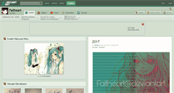 Desktop Screenshot of fallheart.deviantart.com