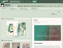 Tablet Screenshot of fallheart.deviantart.com
