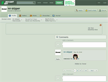 Tablet Screenshot of mr-skipper.deviantart.com