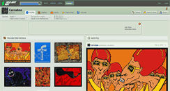 Desktop Screenshot of cannabee.deviantart.com