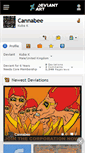 Mobile Screenshot of cannabee.deviantart.com