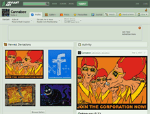 Tablet Screenshot of cannabee.deviantart.com